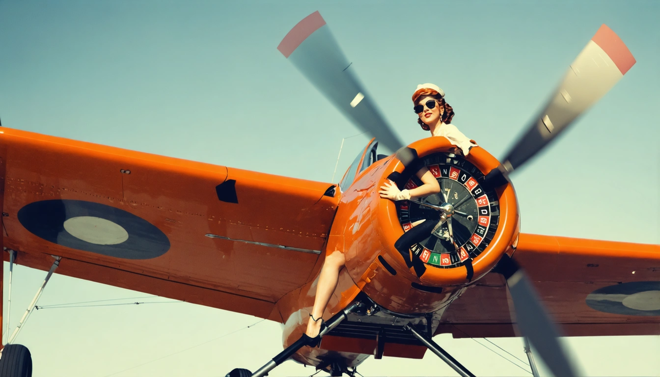 aviator Pin Up